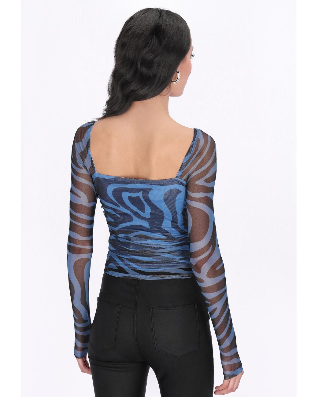 faina Blue Bluse