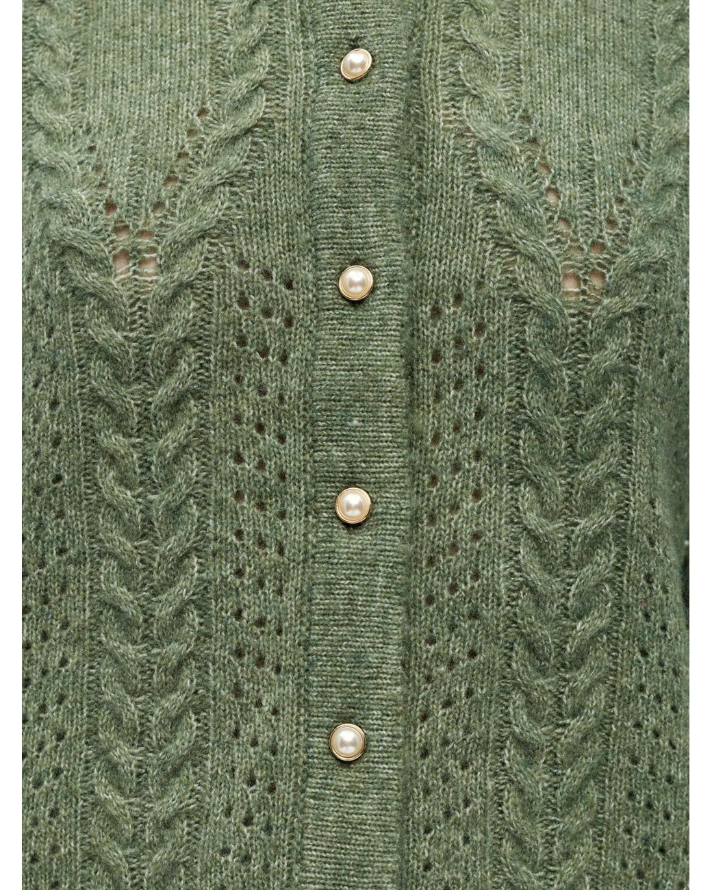Object Green Strickjacke Objflora