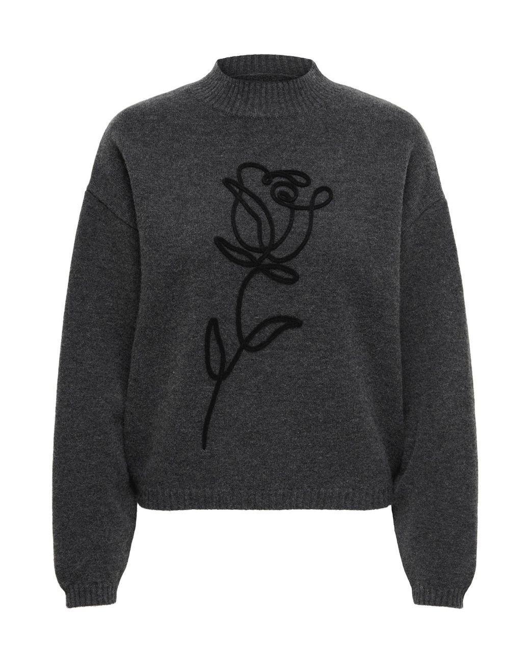 ONLY Black Pullover Onlrose