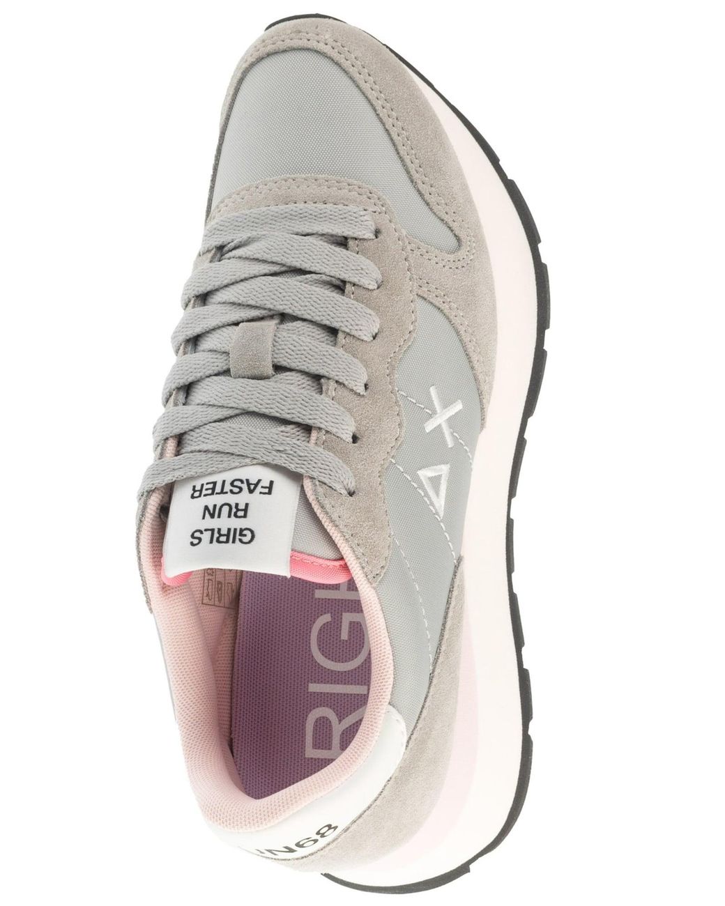 Sun 68 White Sneaker Low Ally Solid