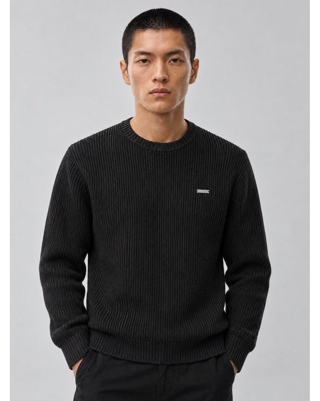 Lowkey Pullover in Black für Herren