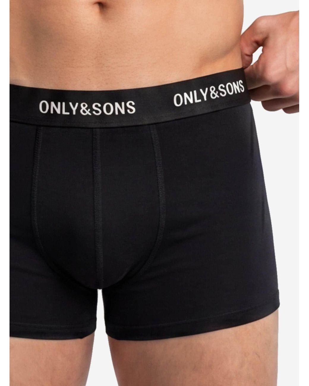 Only & Sons Boxershorts Basic in Black für Herren