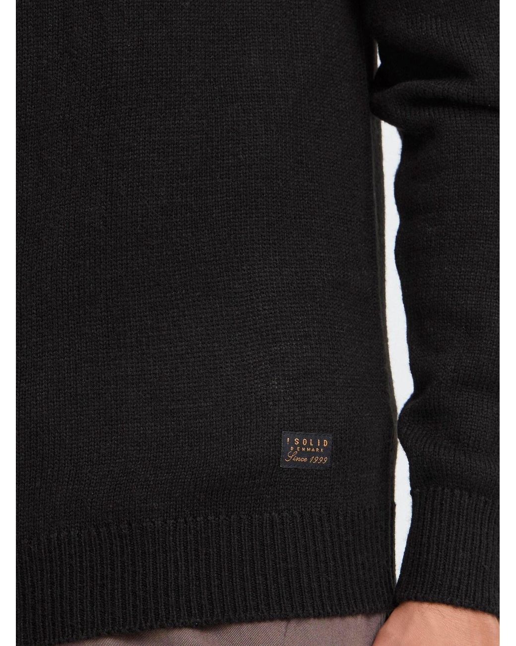 Solid Strickjacke Sdbabal in Black für Herren