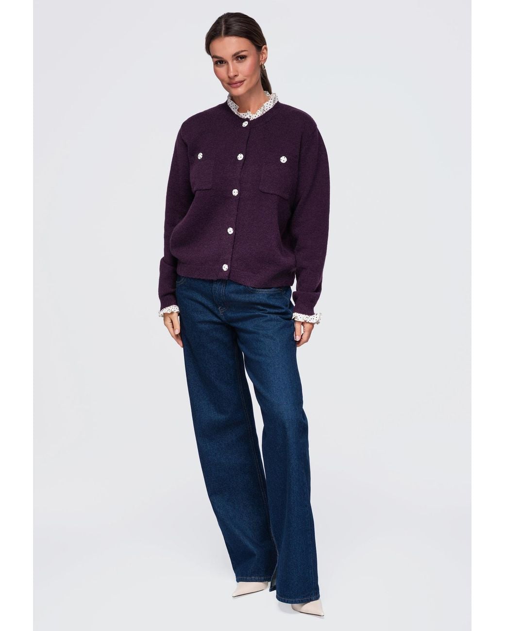 Ombre Purple Pullover