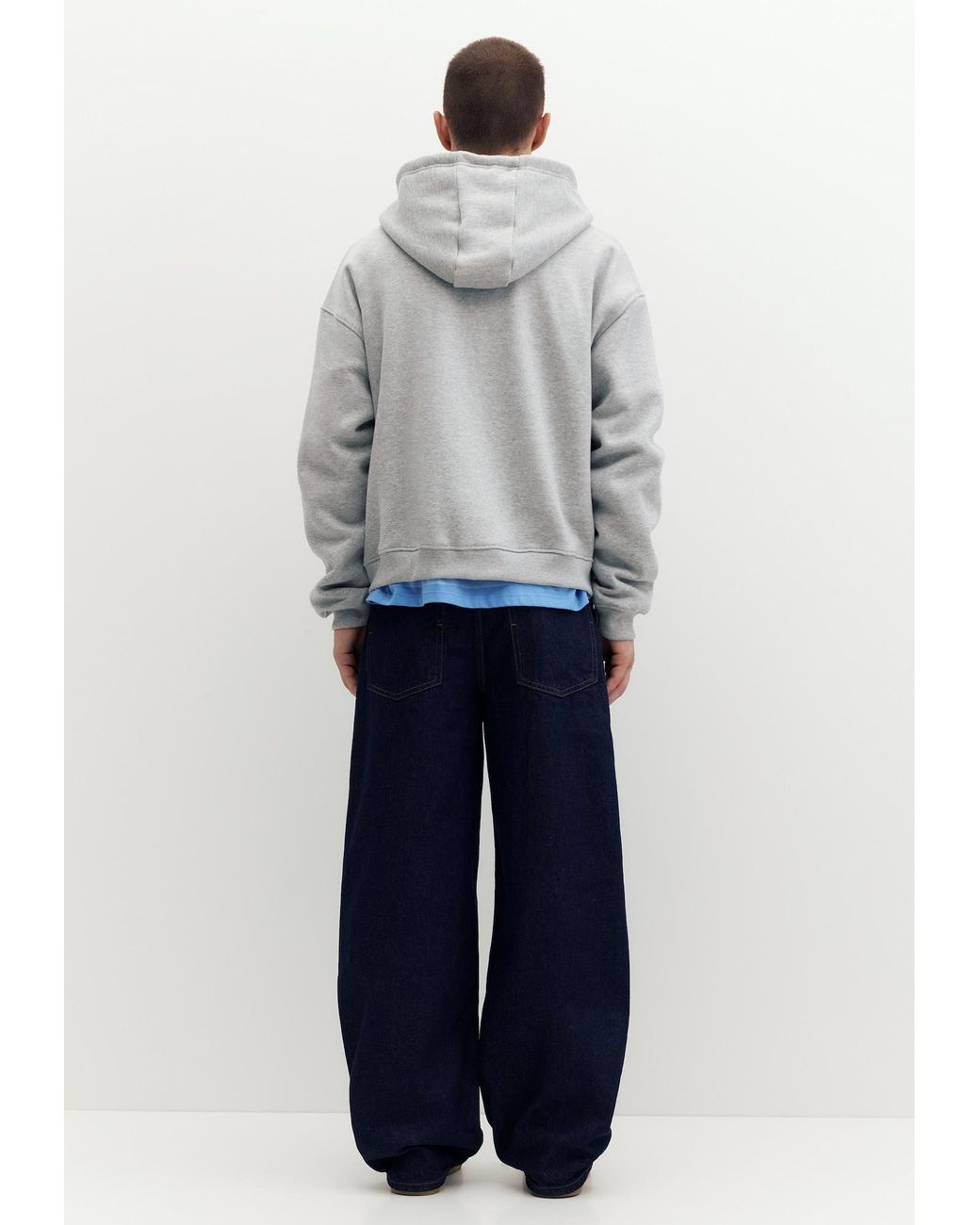 Pull&Bear Sweatjacke in Gray für Herren
