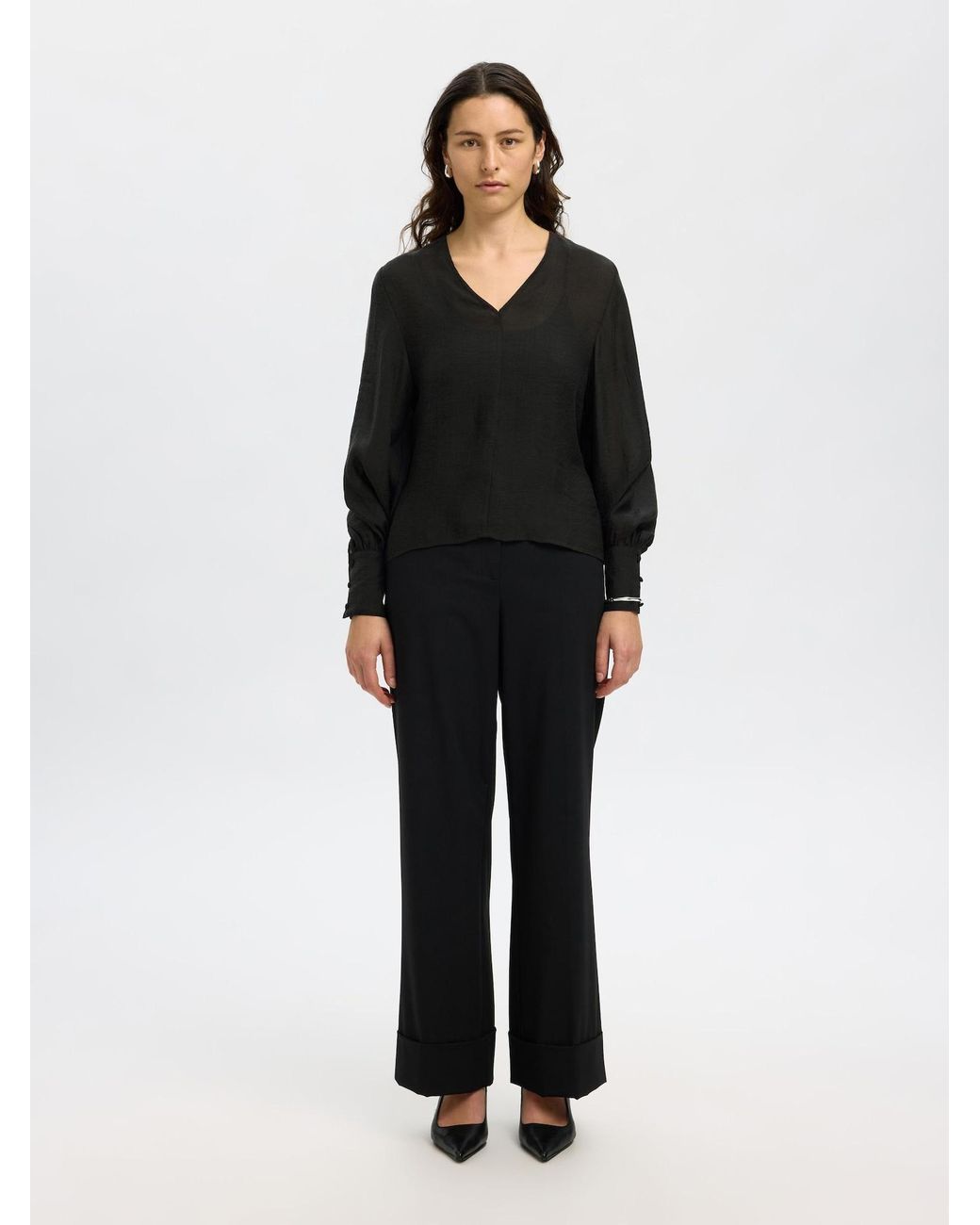 SELECTED Black Bluse
