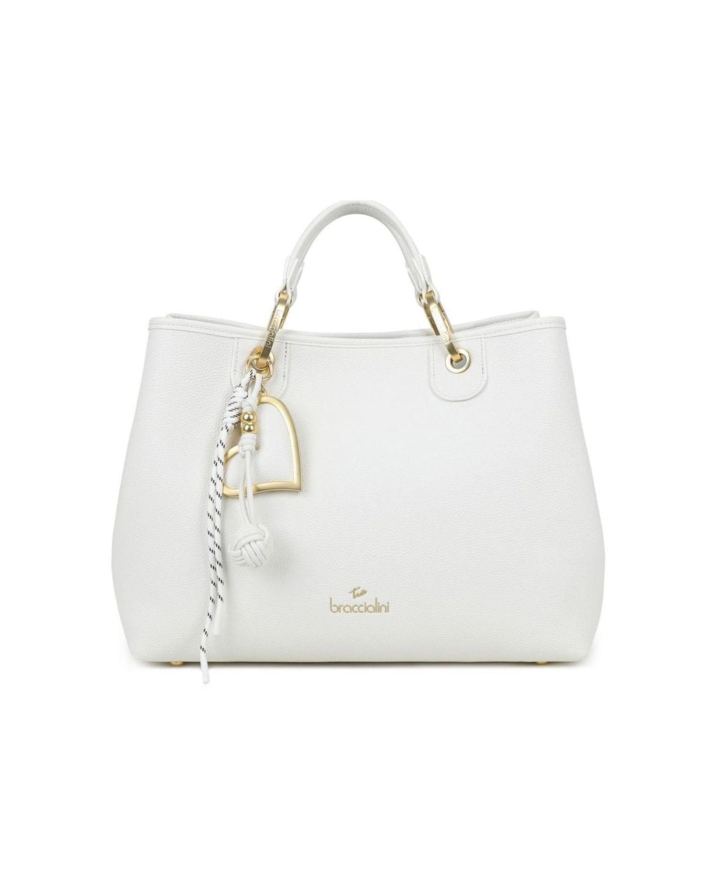 Braccialini White Handtasche Beth