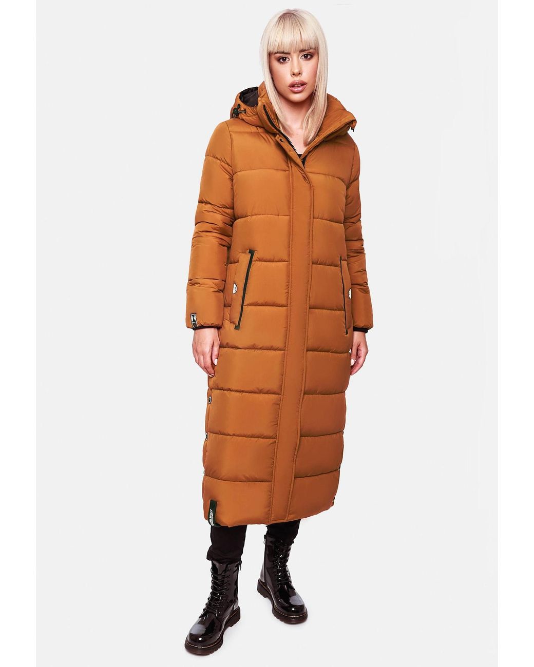 Navahoo Brown Wintermantel Isalie