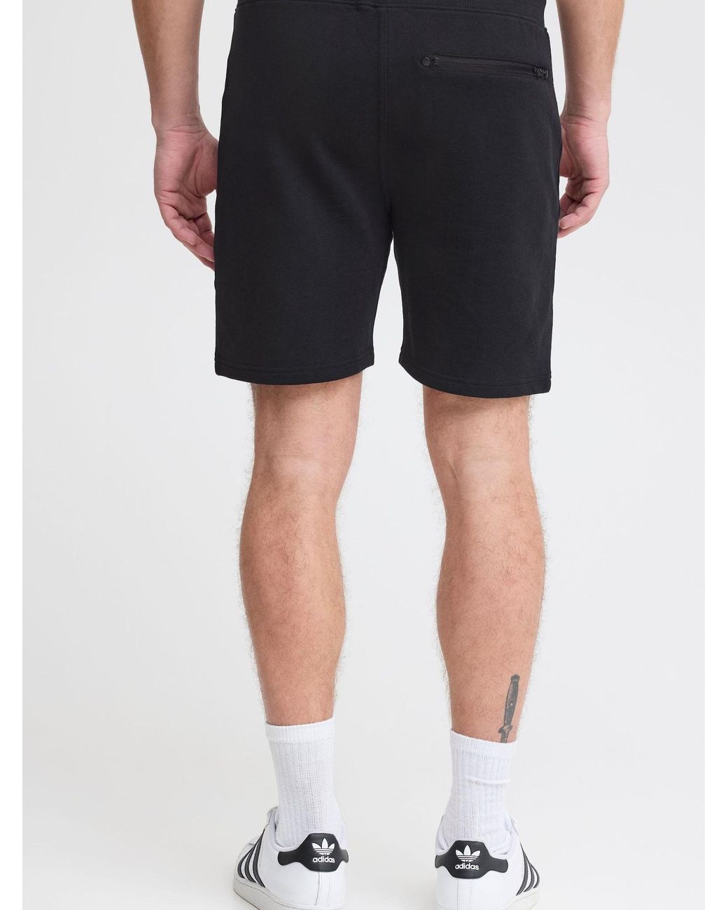 Solid Sweatshorts Taras in Black für Herren