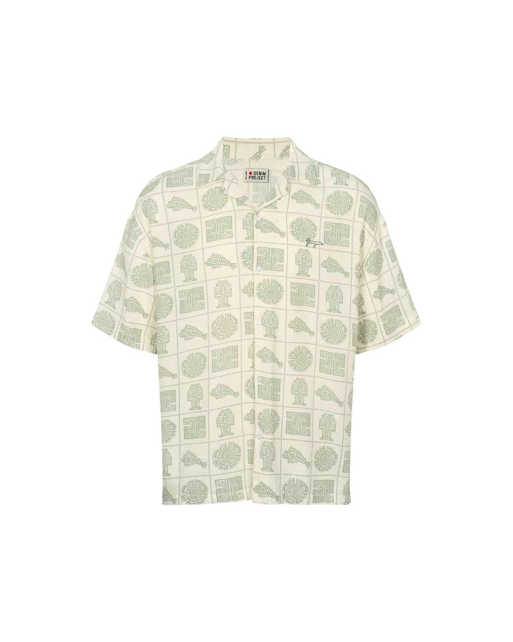 Denim Project Shirt Dpprinted in White für Herren