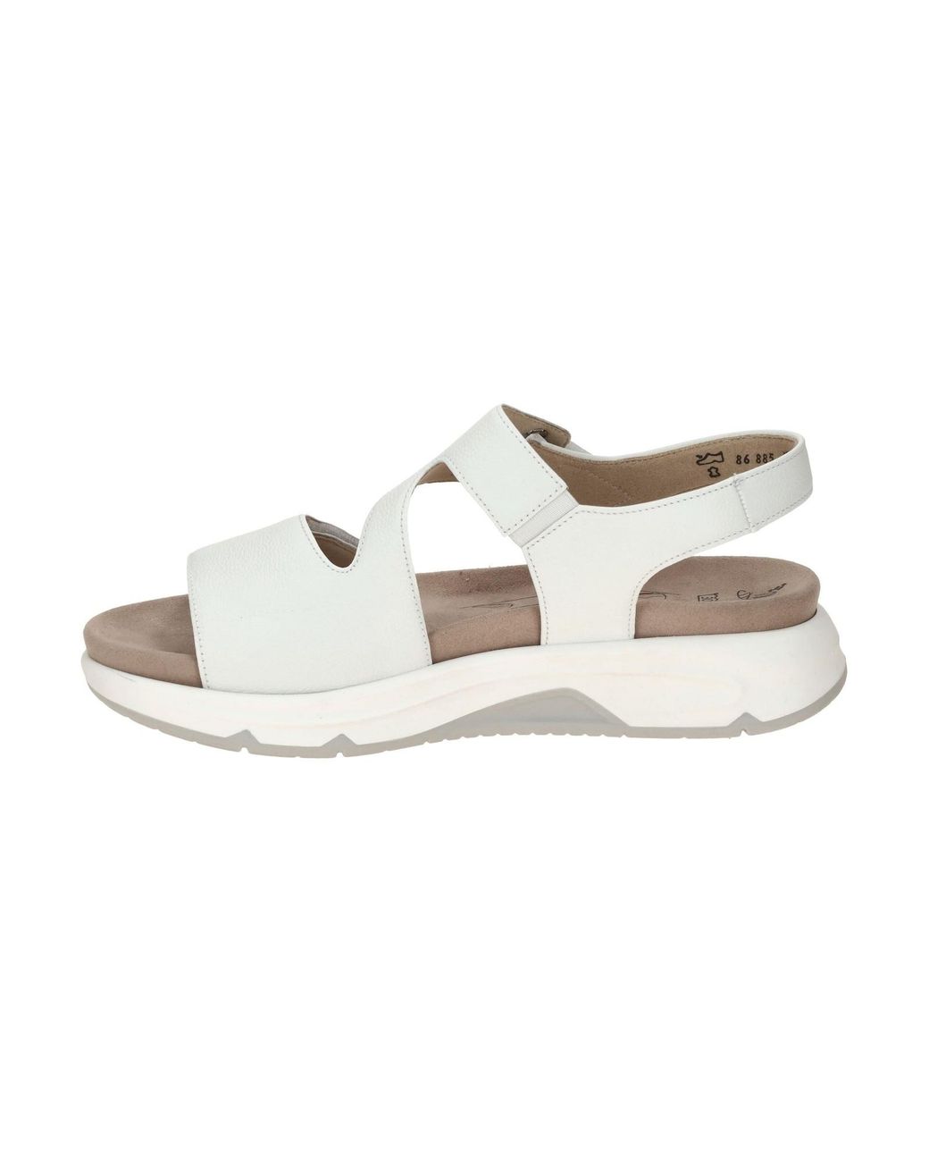 Gabor White Sandale Rollingsoft