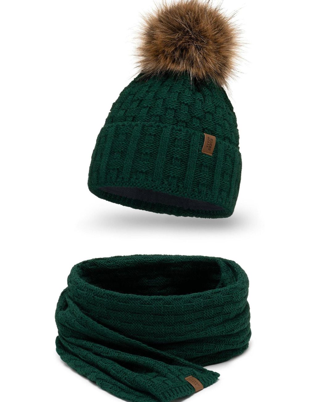 Vivience Green Mütze 7015 Set