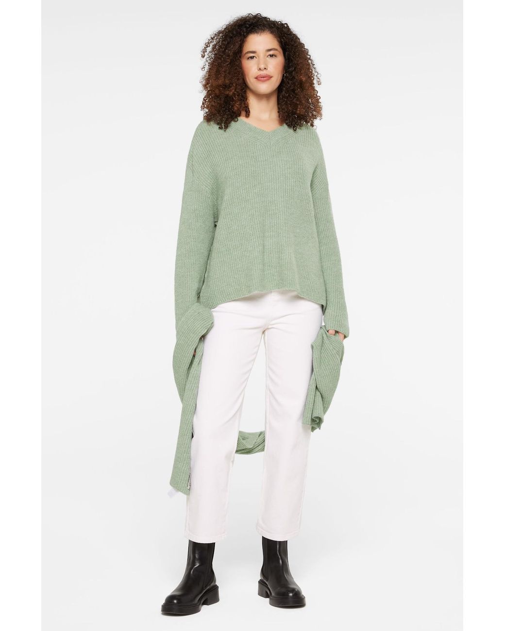 SENSES.THE LABEL Green Pullover