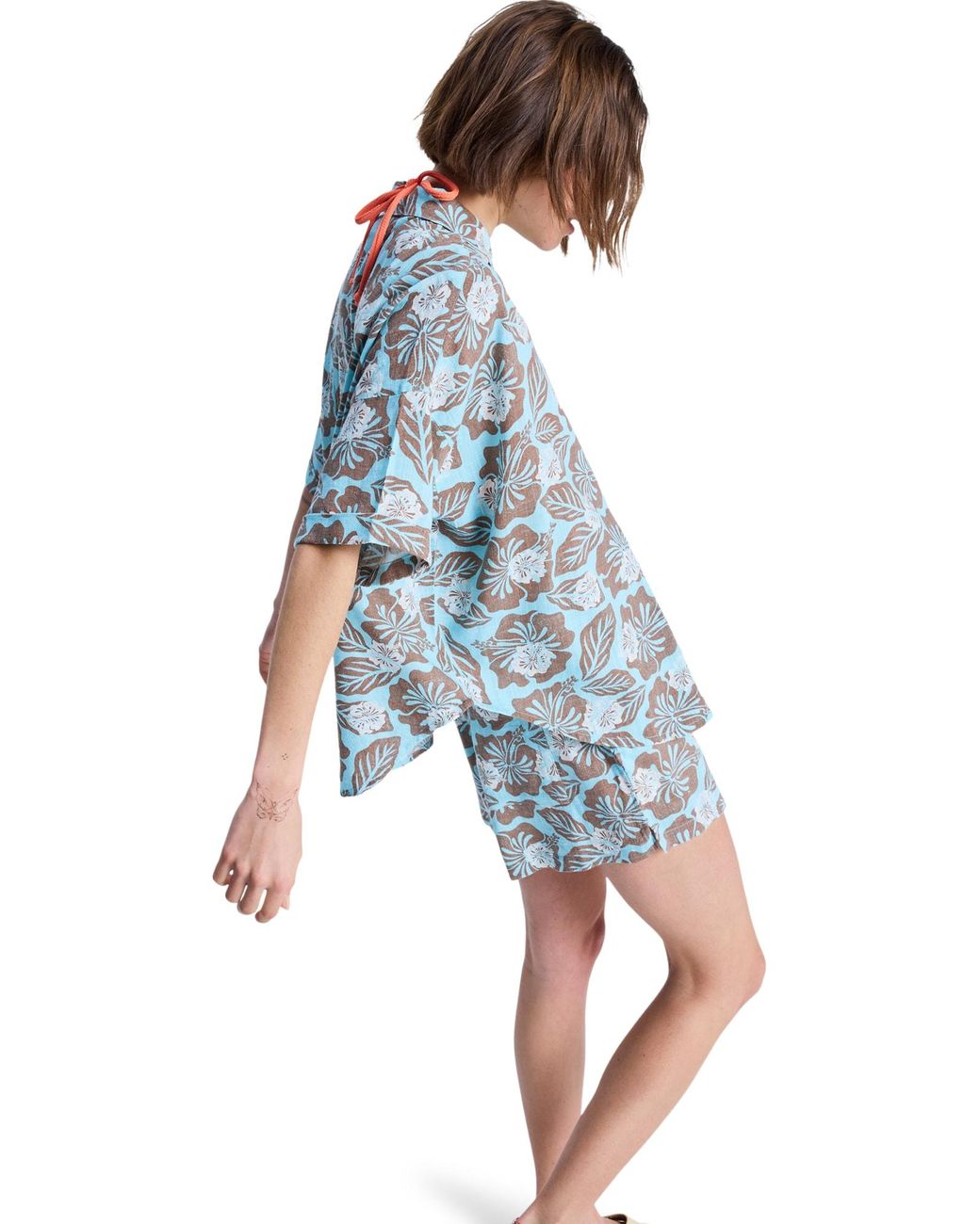 Roxy Blue Bluse Beachy Nostalgia