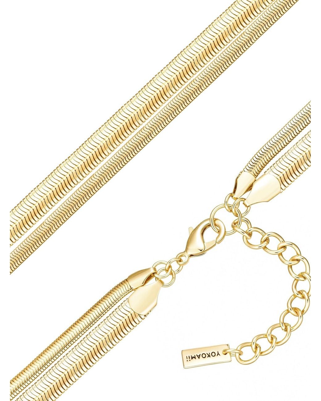 YOKOAMII Metallic Kette