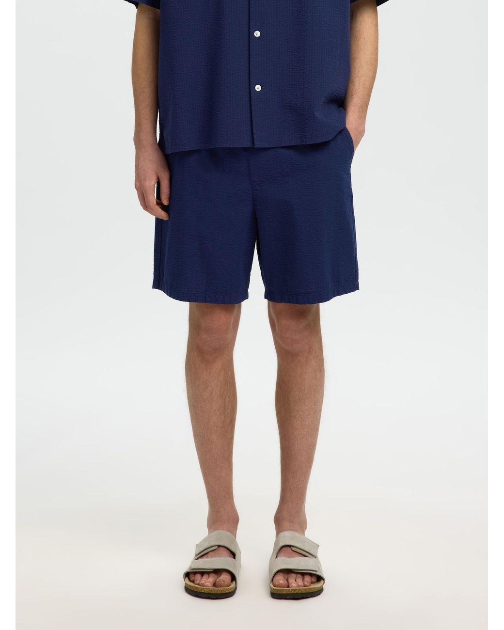 SELECTED Shorts in Blue für Herren