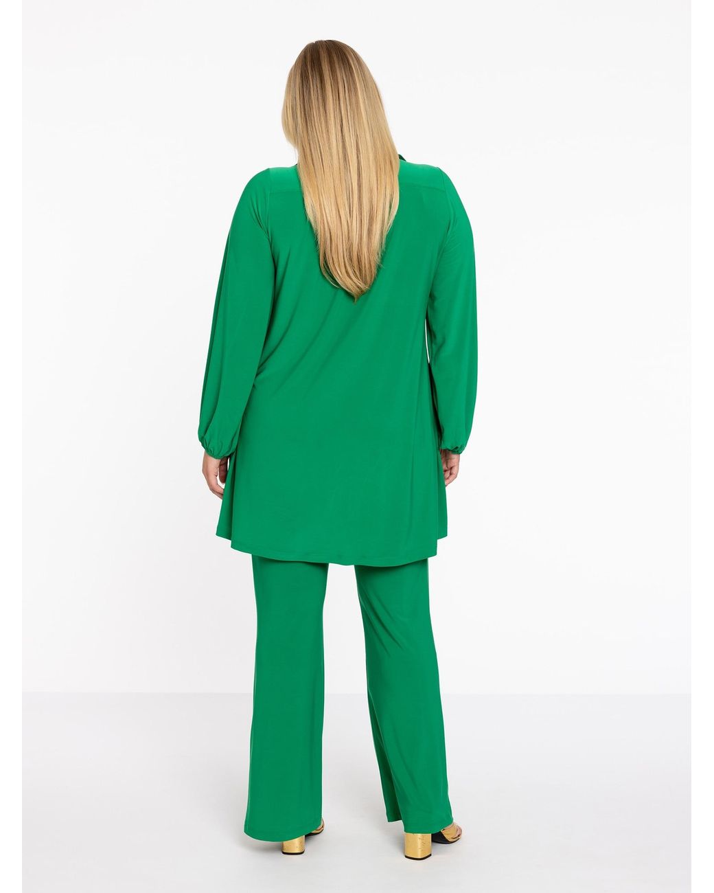 Yoek Green Bluse