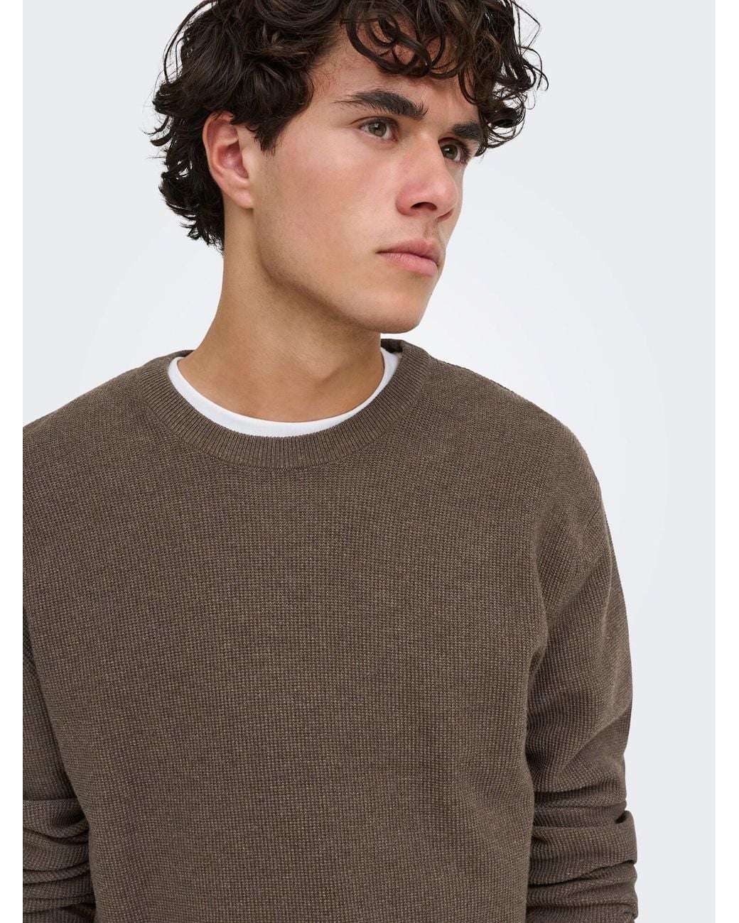 Only & Sons Pullover in Brown für Herren