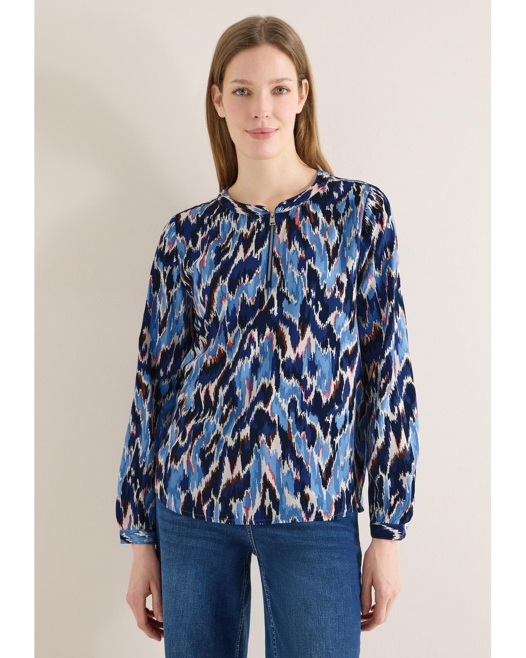 Cecil Blue Bluse