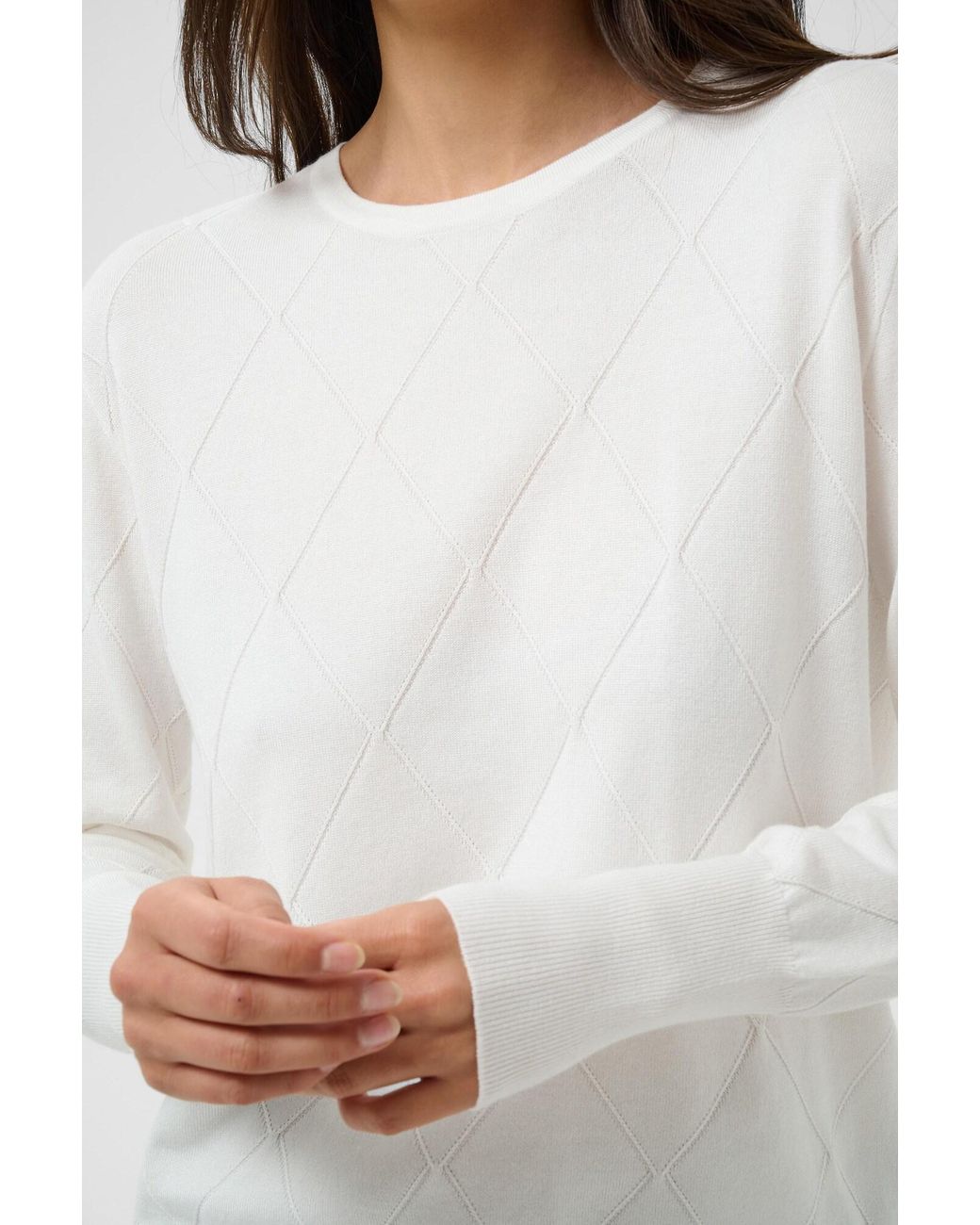 Kaffe White Pullover