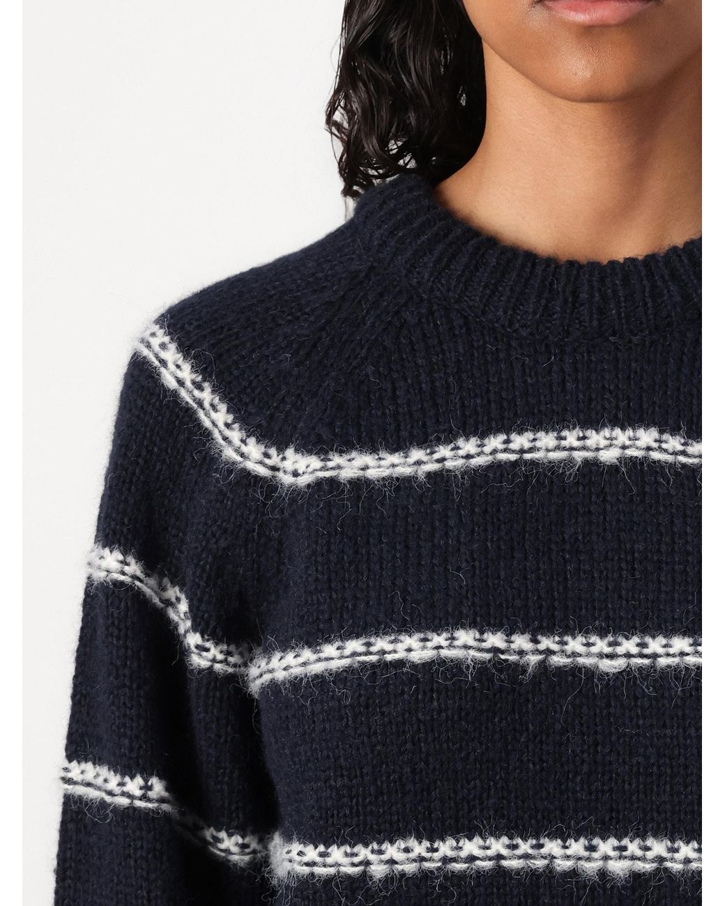 Pieces Blue Pullover Pcnelia