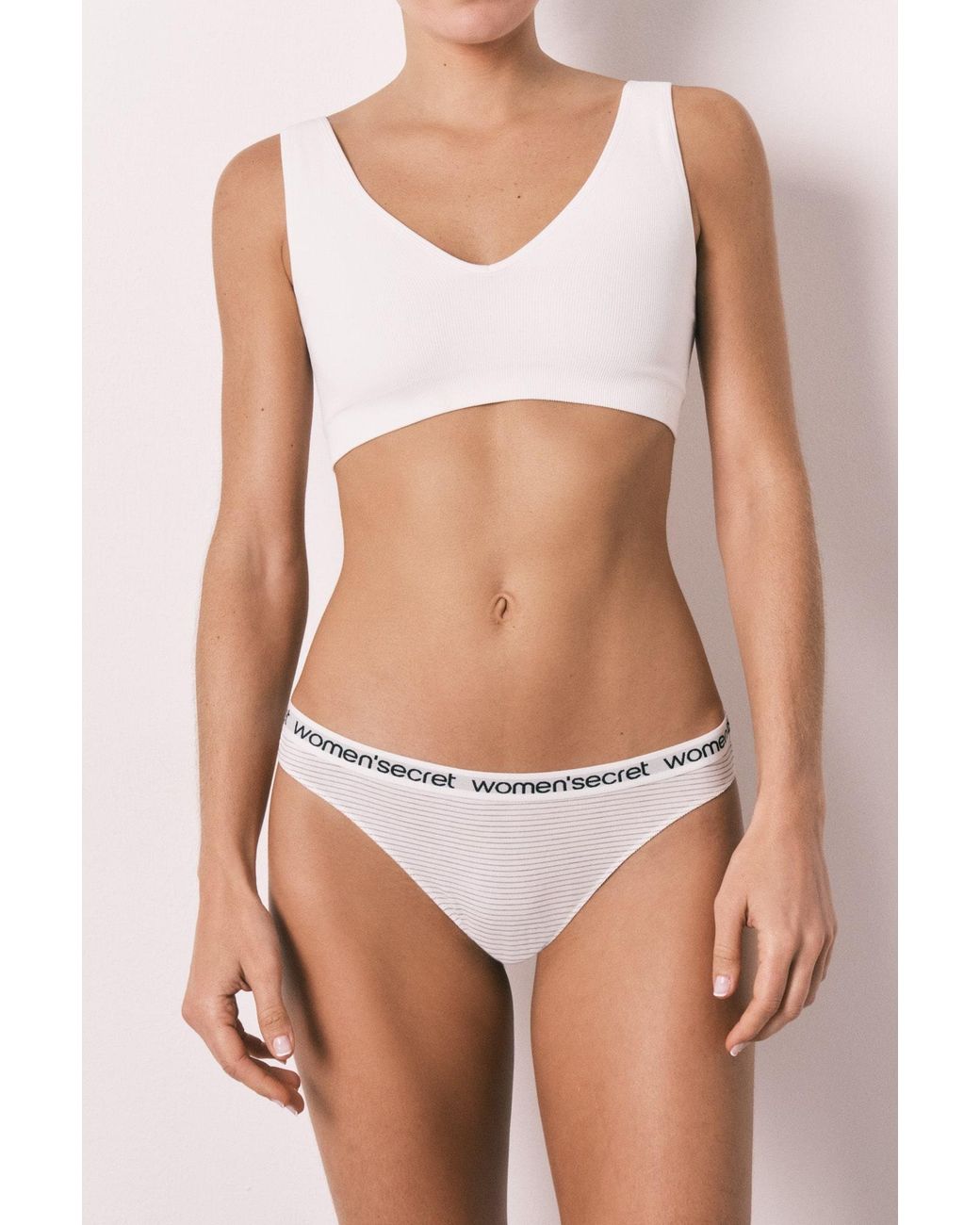Women'secret White Secret String
