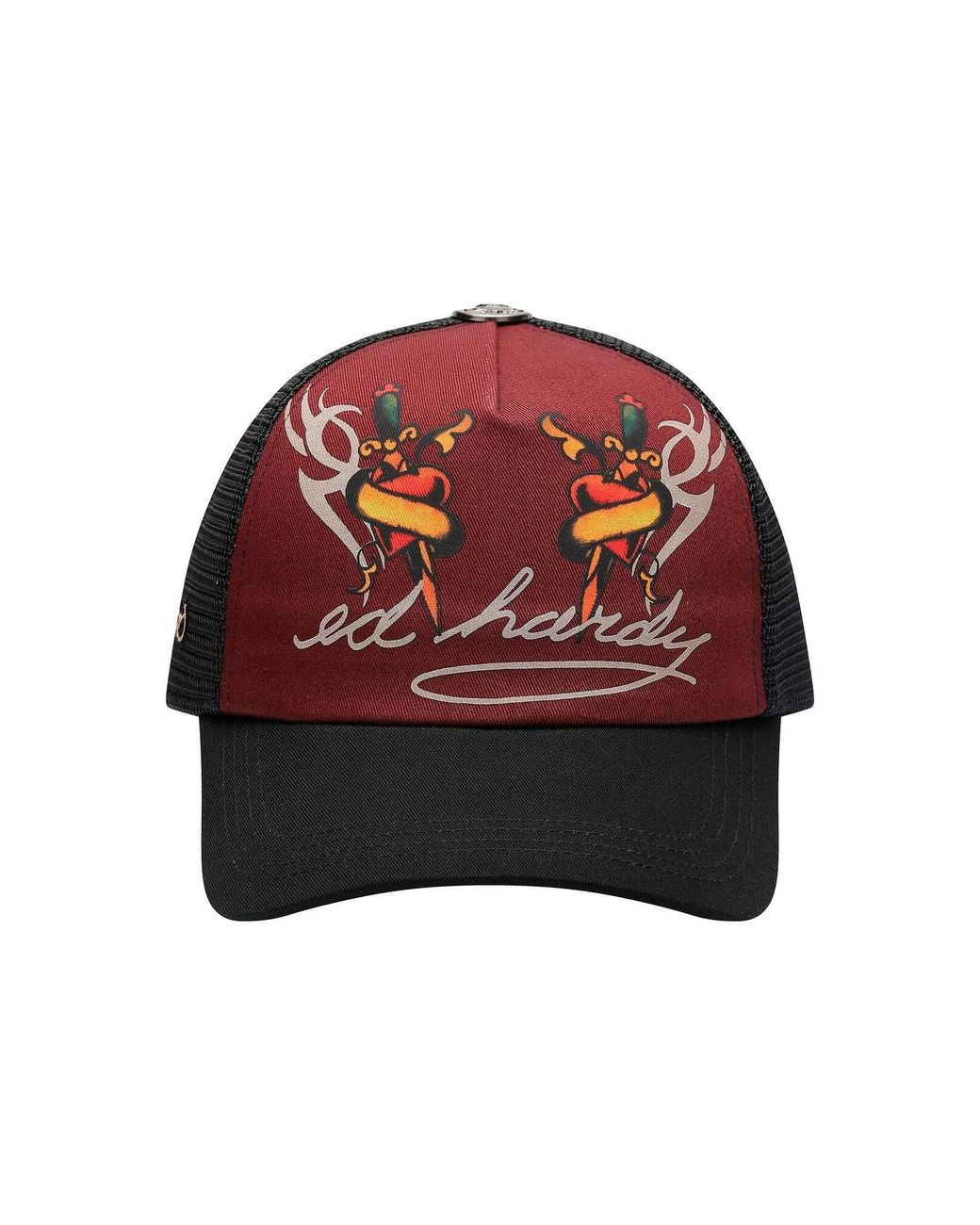 Ed Hardy Red Kappe