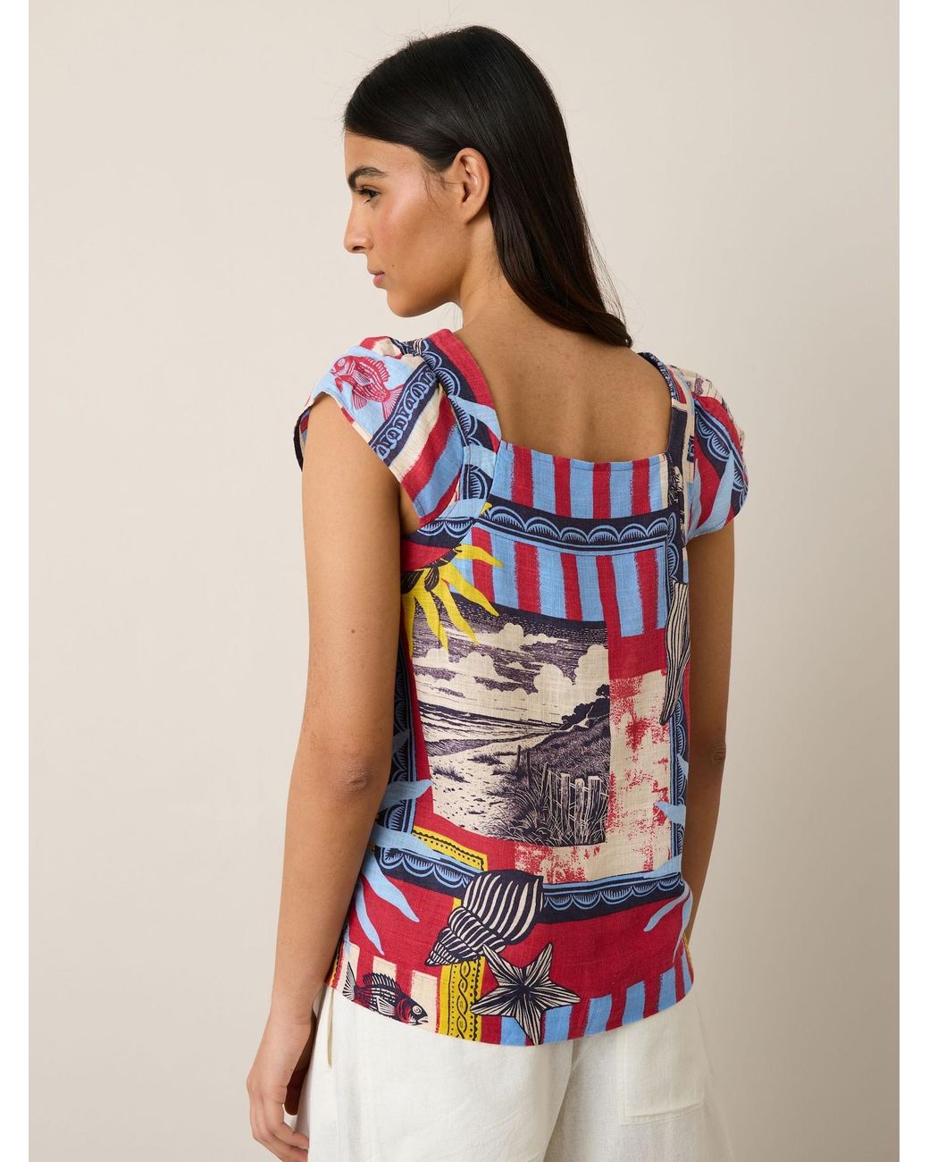 Next Red Bluse