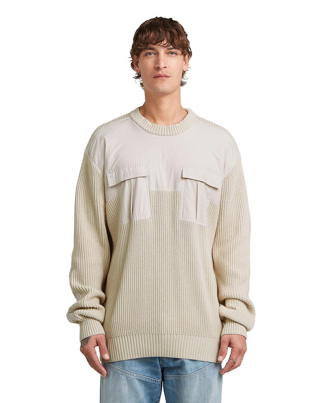 G-Star Pullover in White für Herren