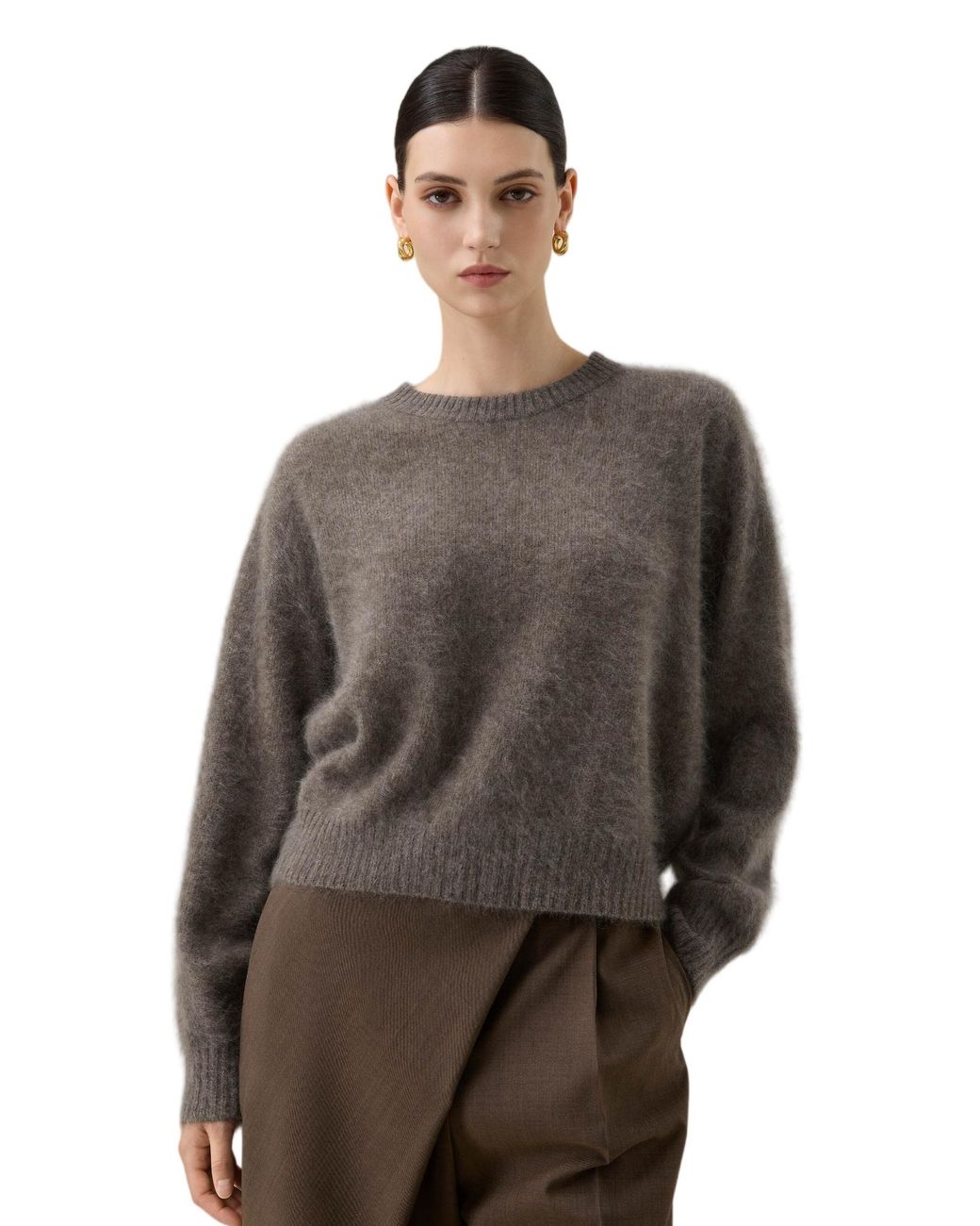 LILYSILK Gray Pullover
