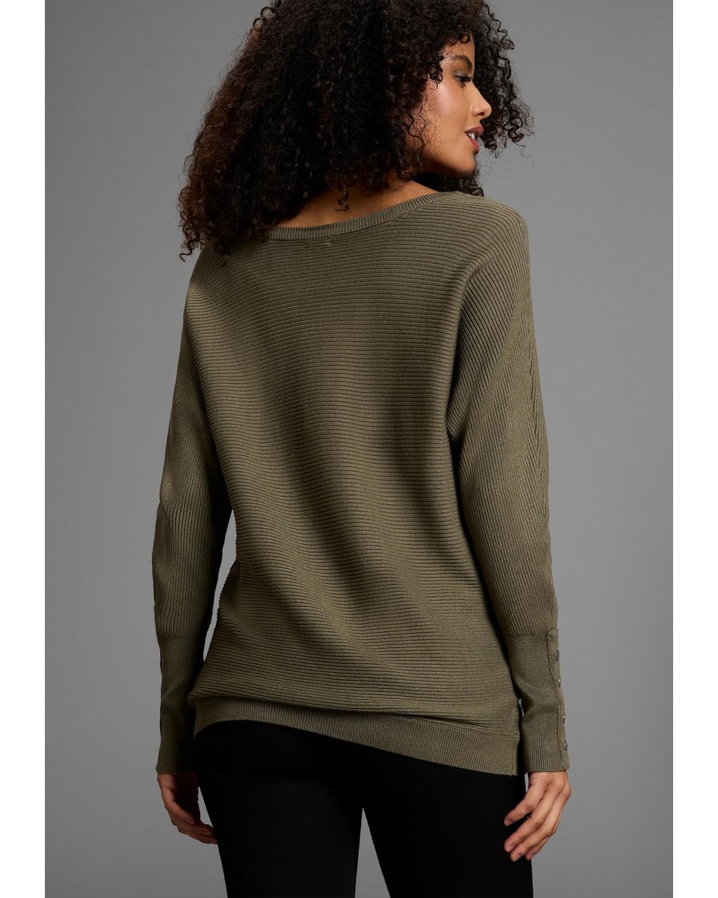 Laura Scott Green Pullover