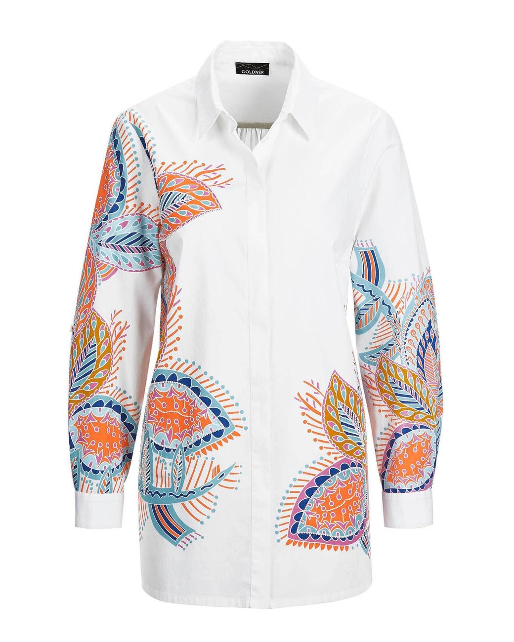 Goldner White Bluse