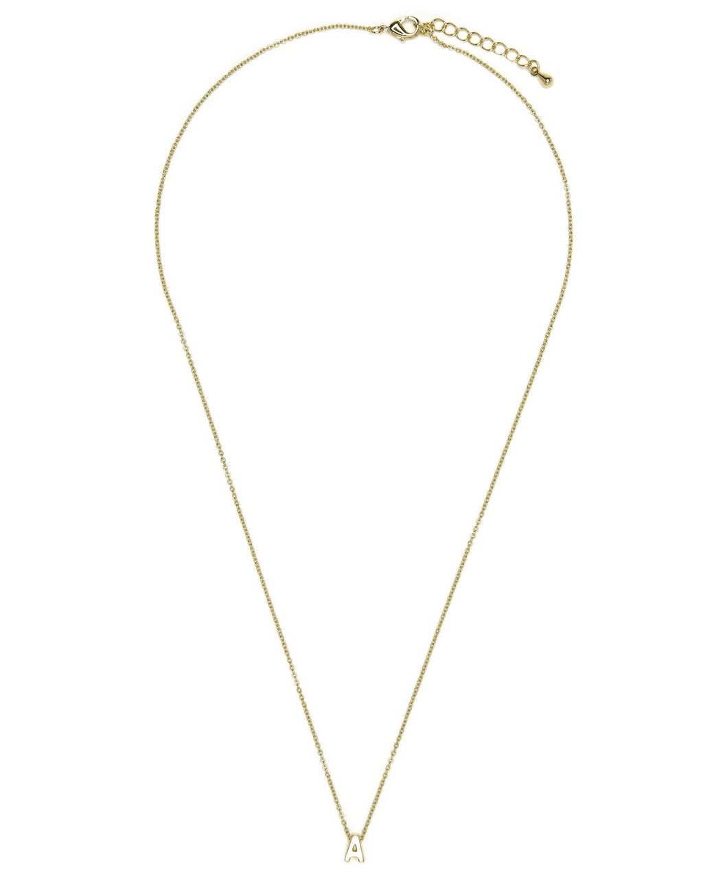 Luxenter Metallic Kette Alphabet A
