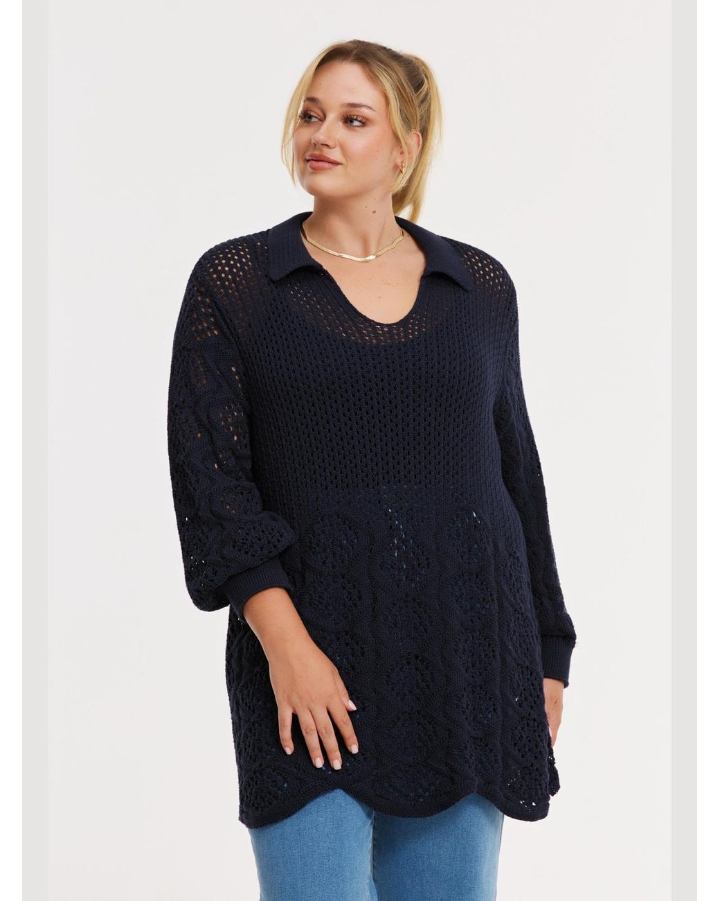 Yoek Blue Pullover