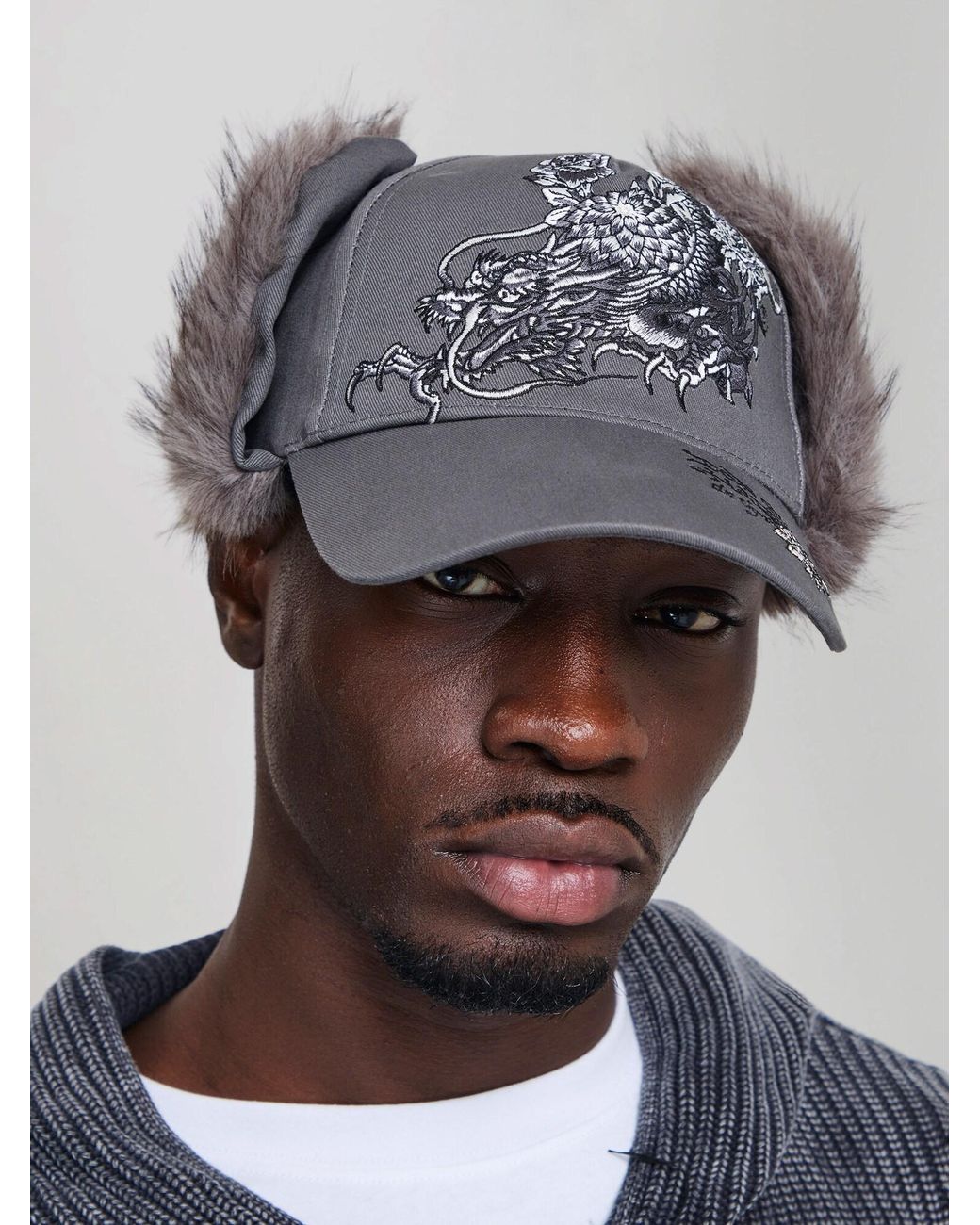 Ed Hardy Gray Cap