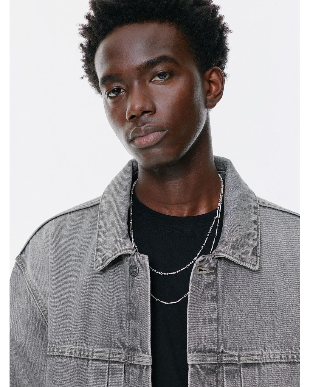 Pull&Bear Kette in White für Herren