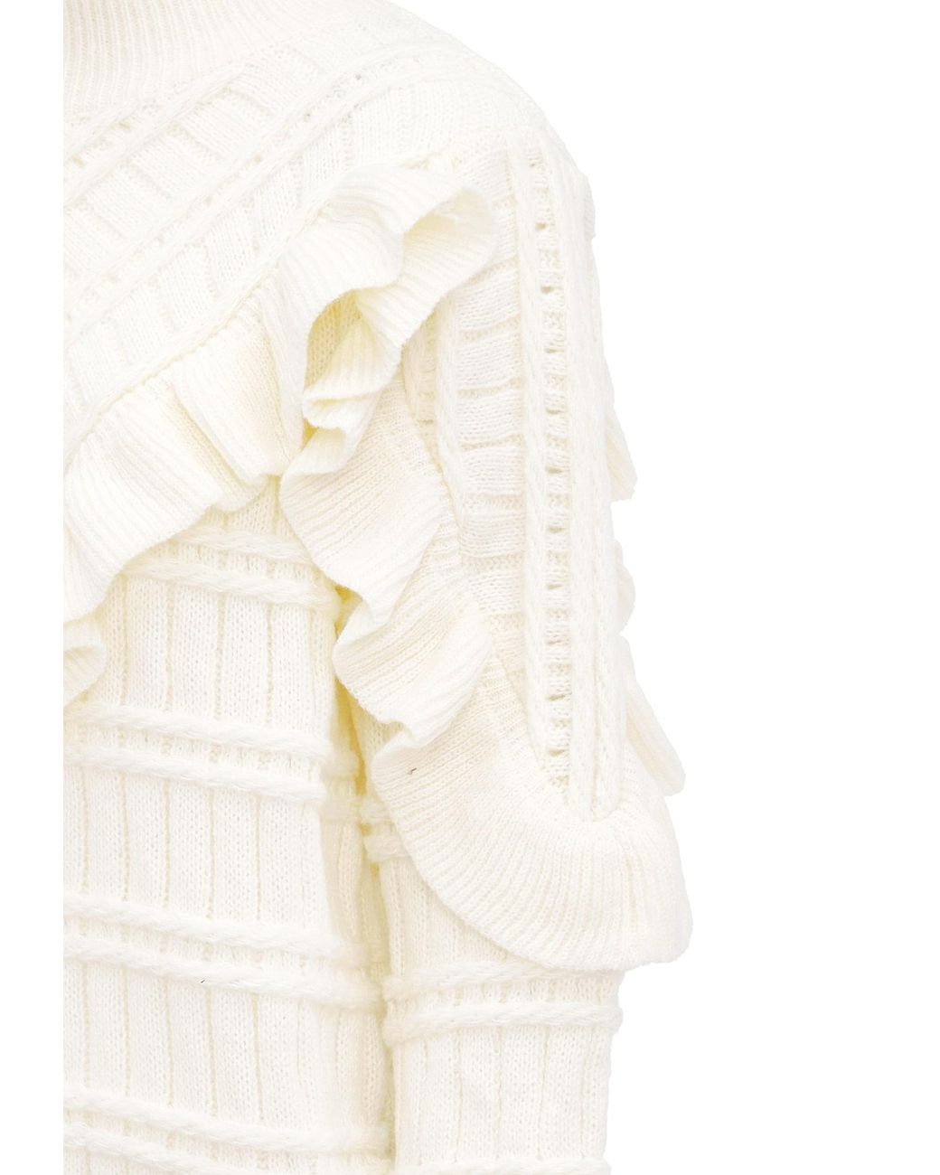 faina White Pullover