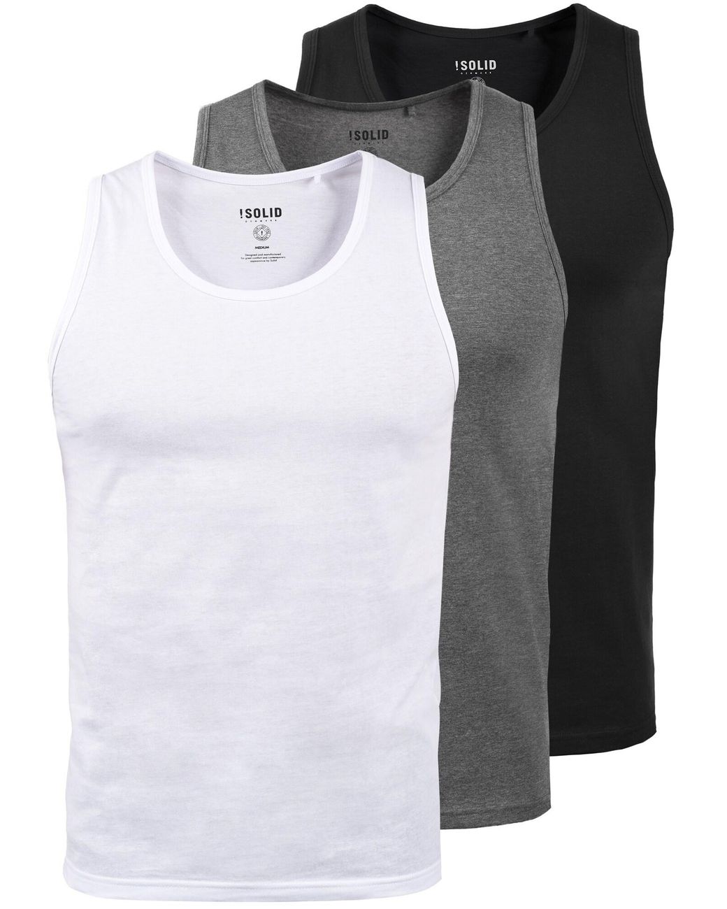 Solid Tanktop Casal in Gray für Herren