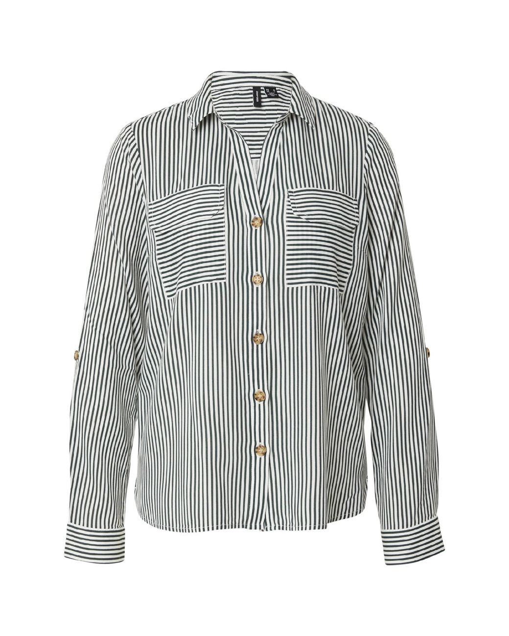 Vero Moda Gray Bluse Vmbumpy