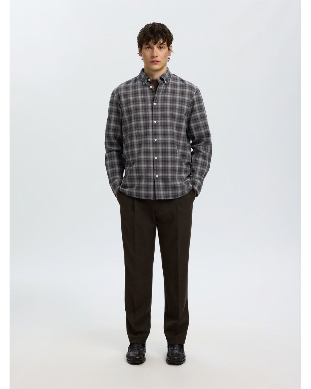 SELECTED Hemd Slmcole in Gray für Herren