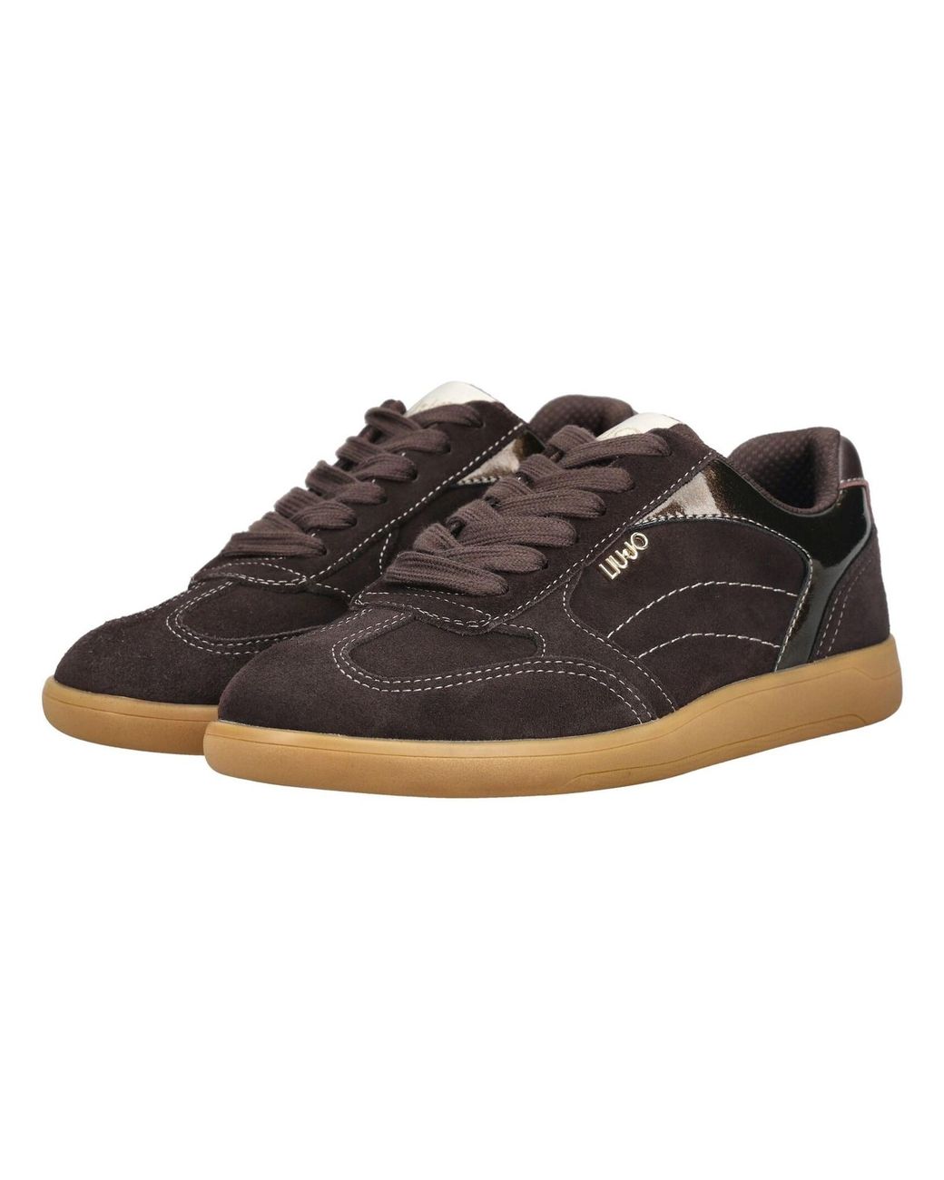 Liu Jo Brown Sneaker Connor 01 Veloursleder Sneaker