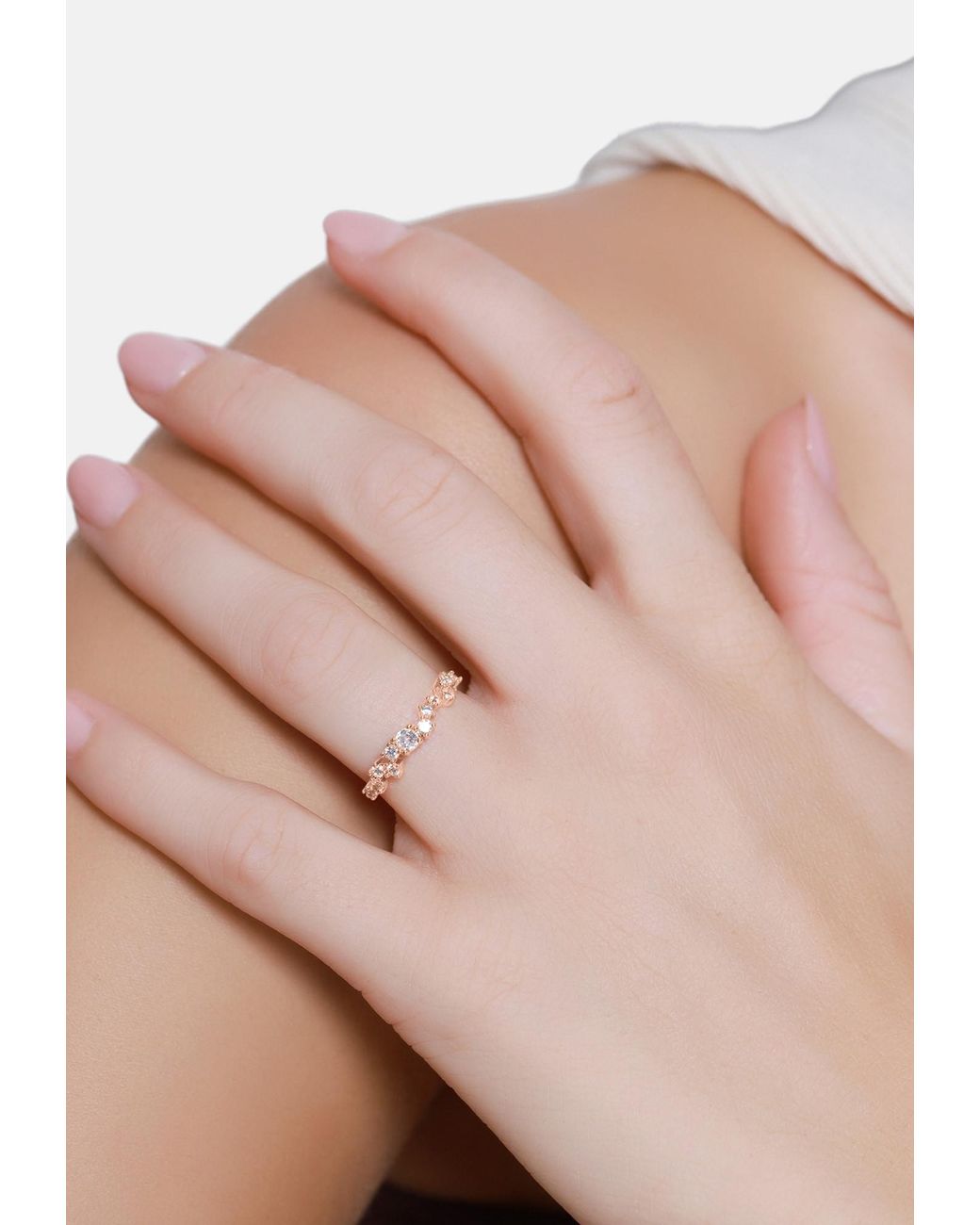 Heideman White Ring Ottavia