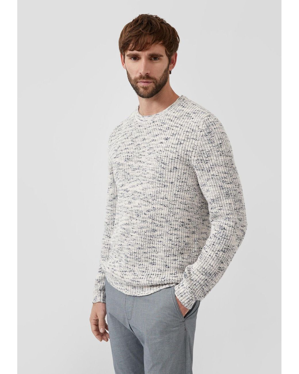 S.oliver Pullover in Gray für Herren