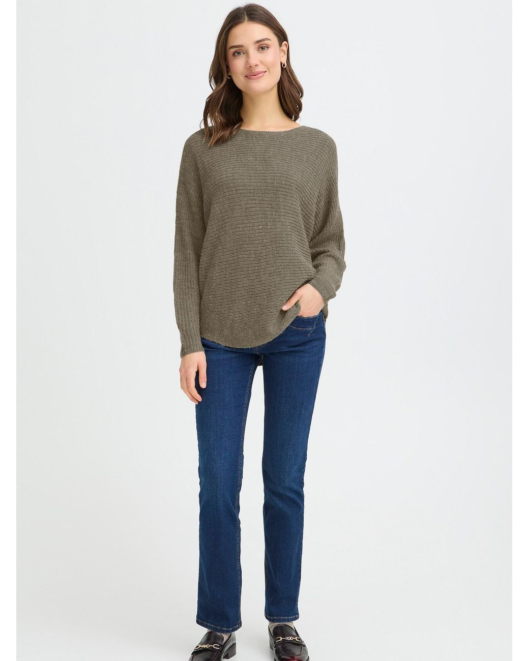 Fransa Gray Pullover Freretta