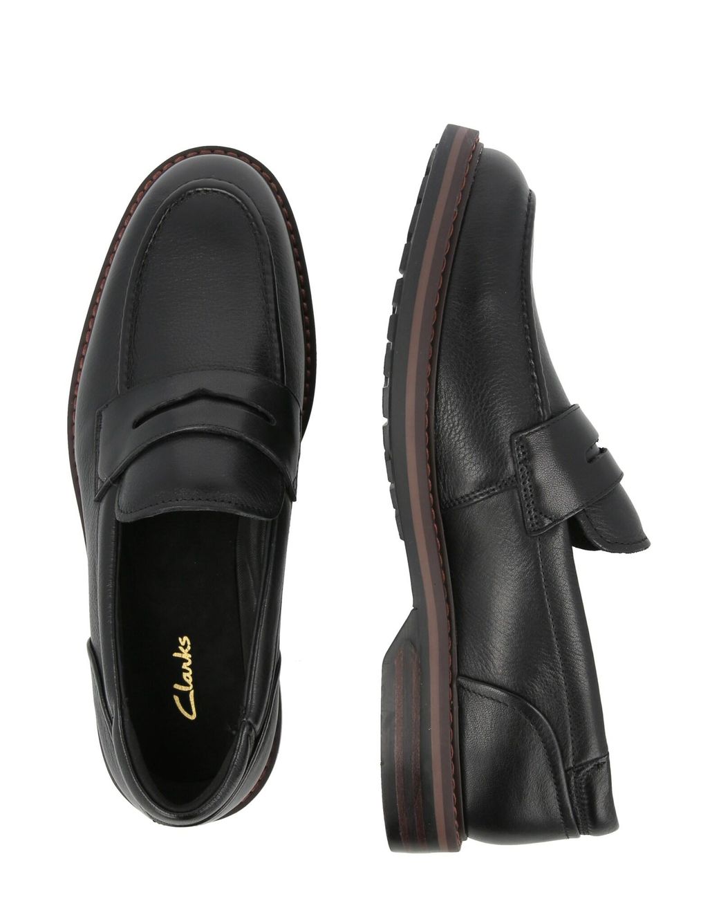 Clarks Slipper Aldwin2 in Black für Herren
