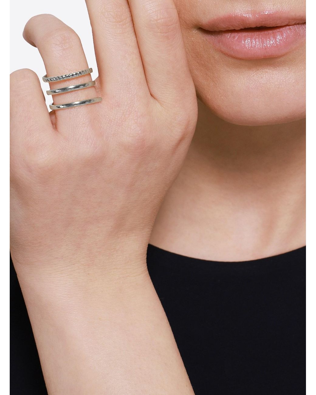 Heideman White Ring Lucre