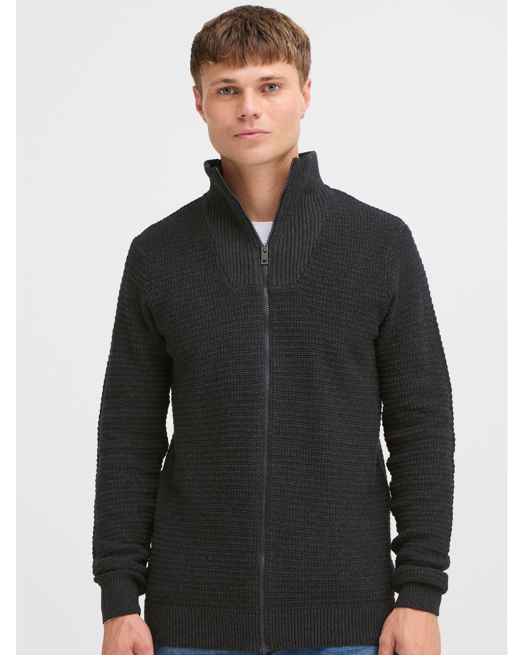 Solid Strickjacke Sdrecon in Black für Herren