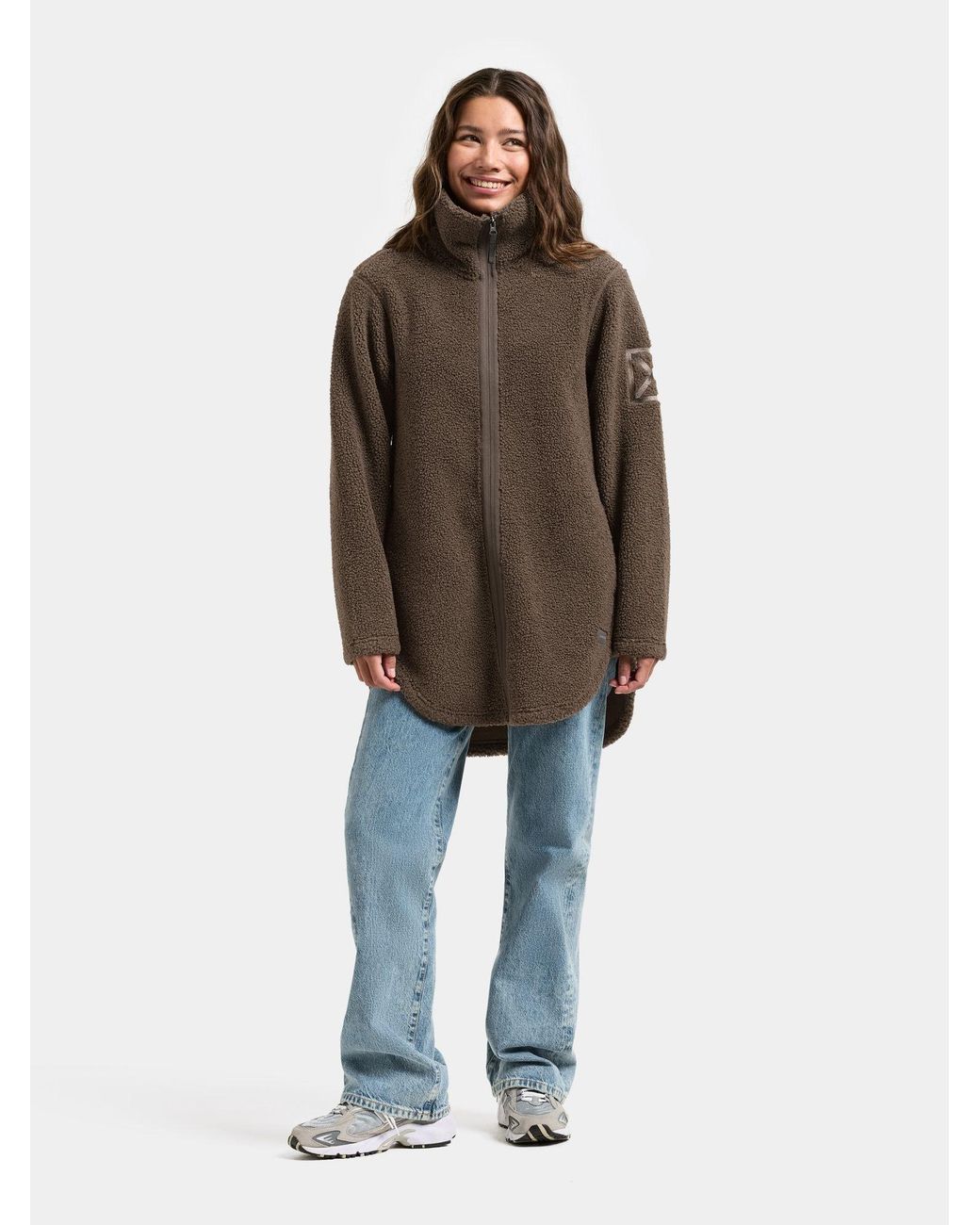 Didriksons Brown Fleecejacke Umi