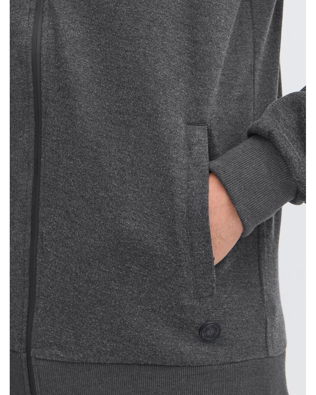 Solid Sweatjacke Gelbert in Gray für Herren