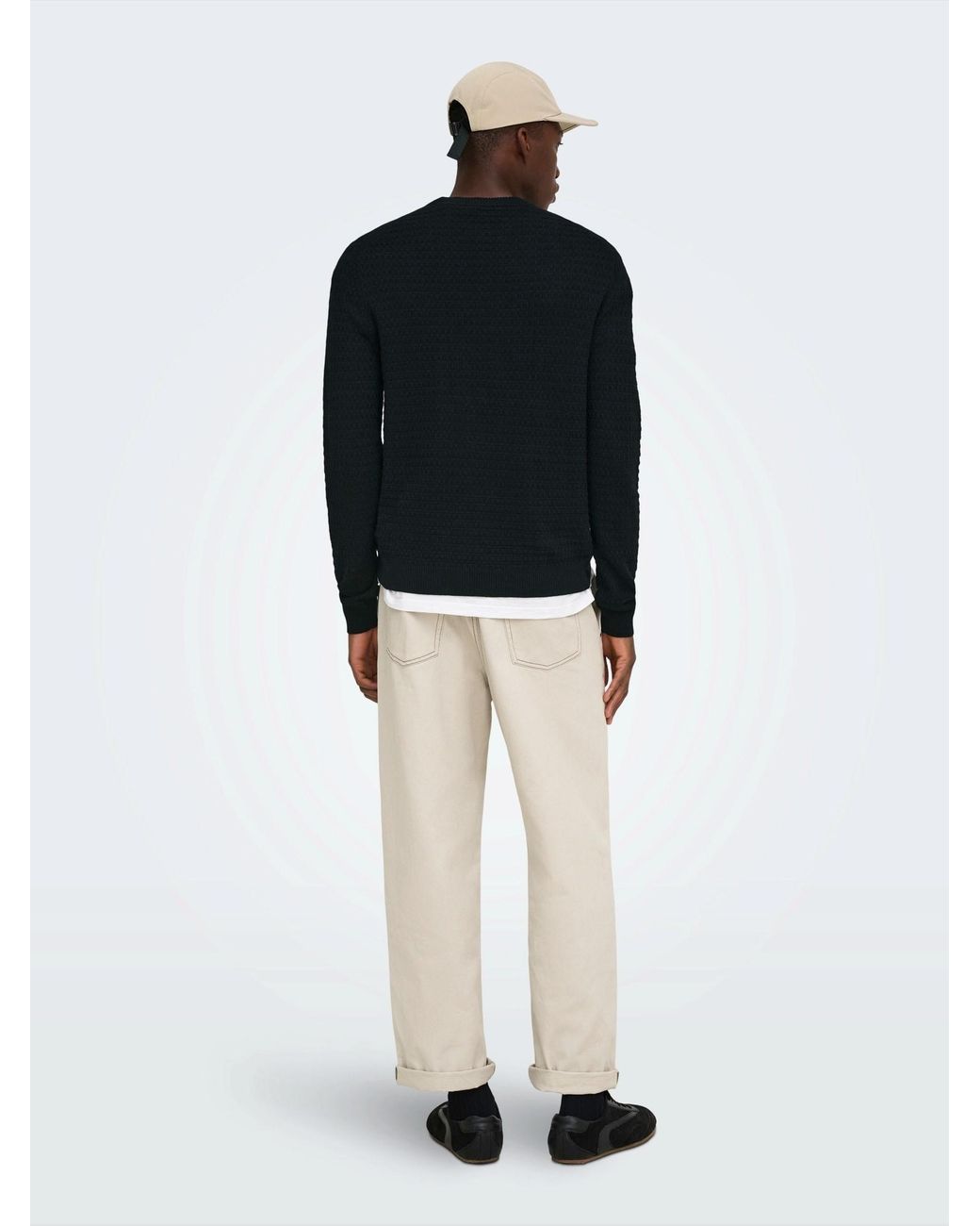 Only & Sons Pullover Onsloui in Black für Herren